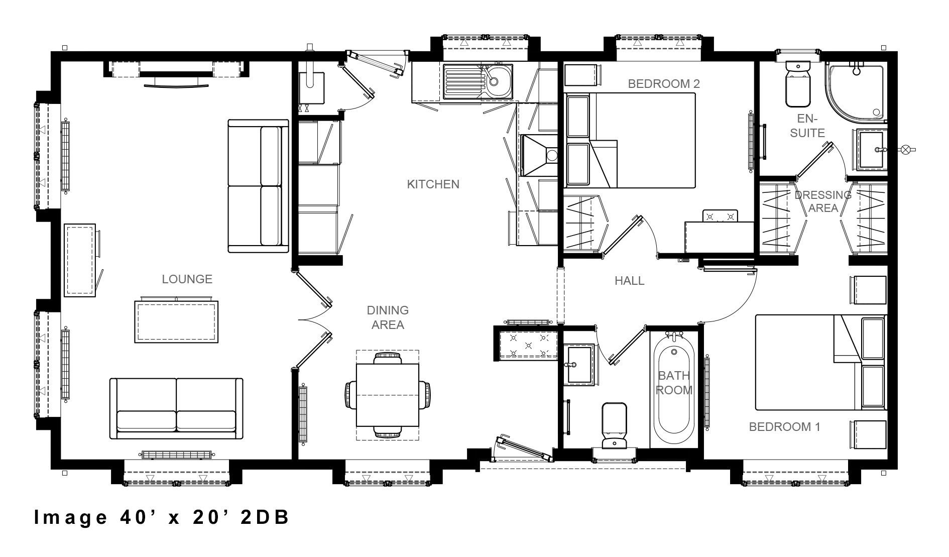 Image 40 x 20 floor plan Image 40 x 20 floor plan