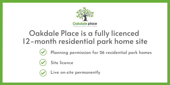 Fully licensed park home site